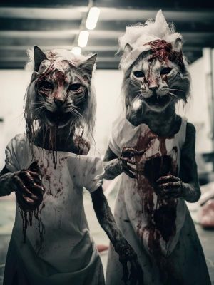 Spooky Cats met een Twist