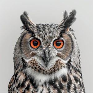 Betoverende Uil met Oren