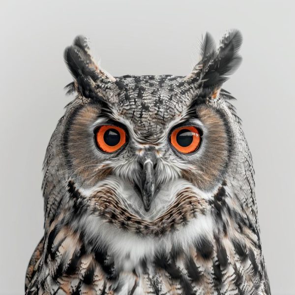 Betoverende Uil met Oren