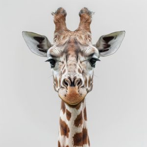 Giraffe Glimlach