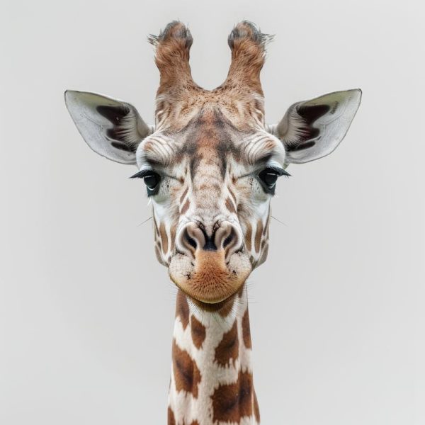 Giraffe Glimlach