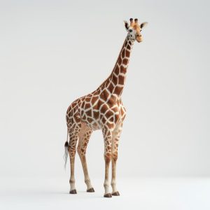 Schattige Giraffe in Actie!