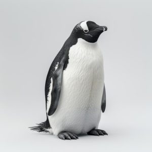 Schattige Pinguïn in Stijl