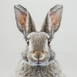 Schattige Konijnenkop!