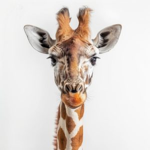 Een vrolijke giraffe om van te houden!