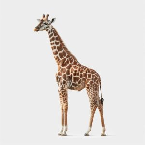 Statige Giraffe in Stijl