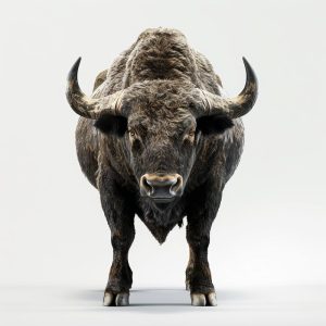 Prachtige Buffel in Volle Glorie