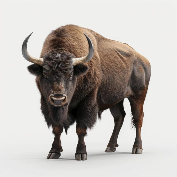 Krachtige Bison Beeld