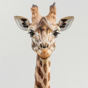 Kijk eens naar deze schattige giraf!