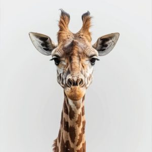 Zeemeermin met een giraffe-knipoog