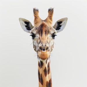 Stoere Giraffe in Beeld