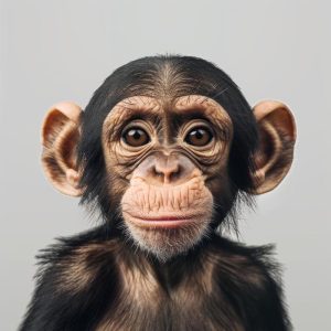 Schattige Chimpansee