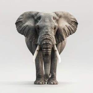 Machtige Olifant in Beeld