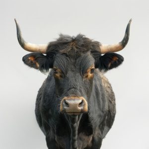 Stoere Stier in Beeld