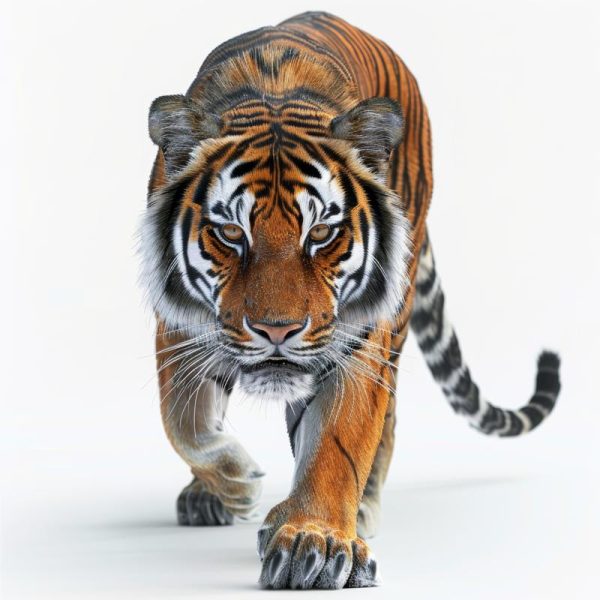 Machtige Tijger op Jacht