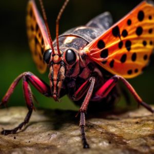 Felle Vleugels van de Prachtige Insect!