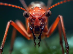 Van dichtbij: de rode insectenwereld!