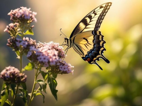 Tulbandvlinder in de Natuur