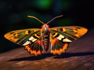 Kleurrijke Vlinder in Vol Glorie
