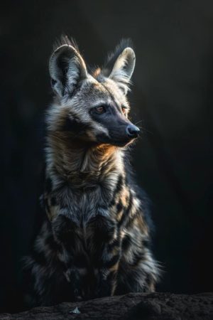 Mystieke Hyena in de Schemer