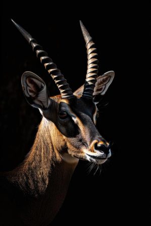 Sierlijke Antilope in het Donker