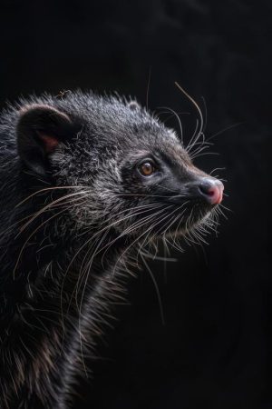 Majestueuze Binturong Close-Up
