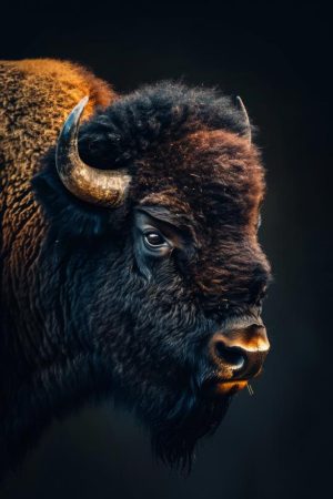Majestueuze Bisonschoonheid