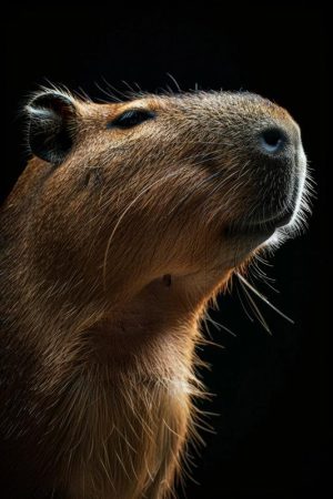 Majestueuze Capibara Close-Up