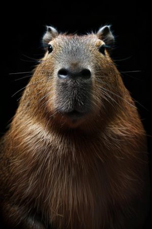 Stoere Capibara Close-up