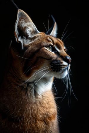 Majestueuze Kat in de Schaduw
