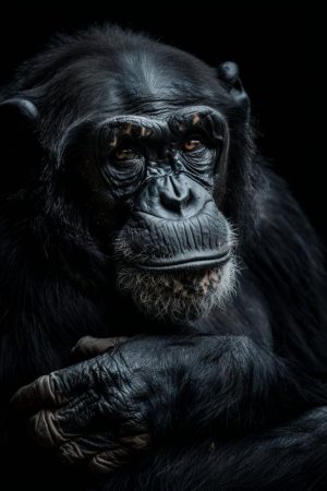 Diepe Blik van de Chimpanzee