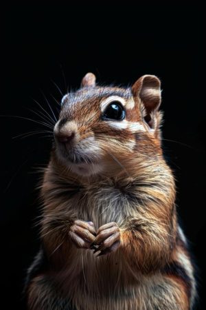 Schattige Chipmunk Close-up
