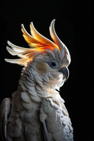 Majestueuze Kaketoe in het Licht