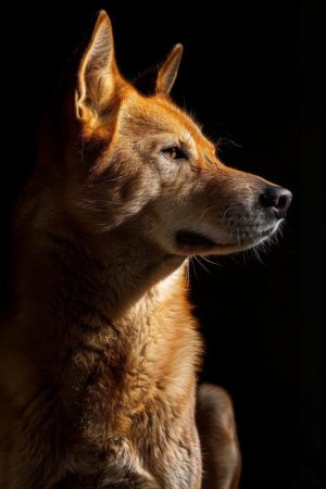 Majestueuze Hond in het Licht