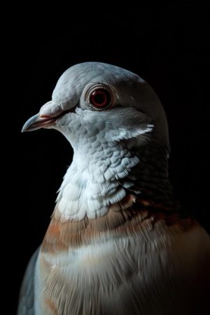 Portret van een Elegante Duif