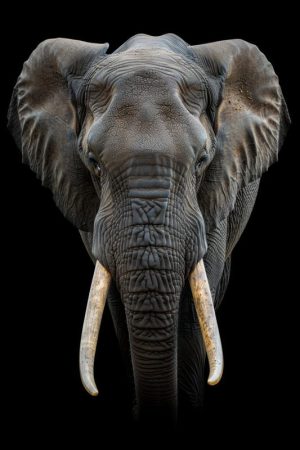 Krachtige Olifant Portret