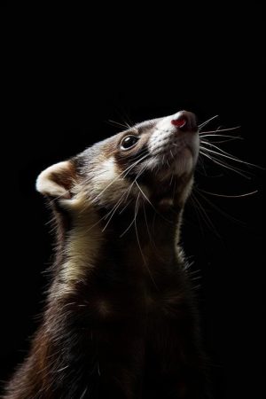 Snoezige Fret in Spotlight