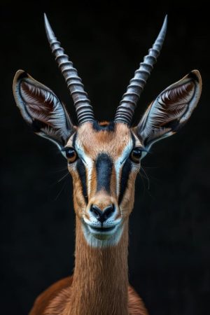 De Krachtige Blik van een Gazelle