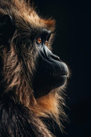 Majestueuze Blik van de Aap