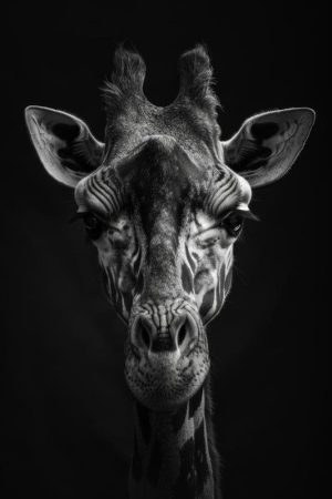 Indrukwekkende Blik van een Giraffe