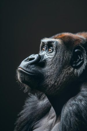 Majestueuze Blik van de Gorilla
