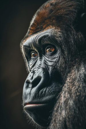 Majestueuze Blik van de Gorilla