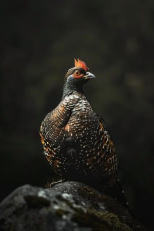 Majestueuze Bosvogel