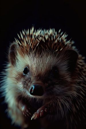 Schattige Egel Close-Up