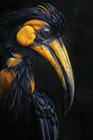 Majestueuze Neushoornvogel Portret