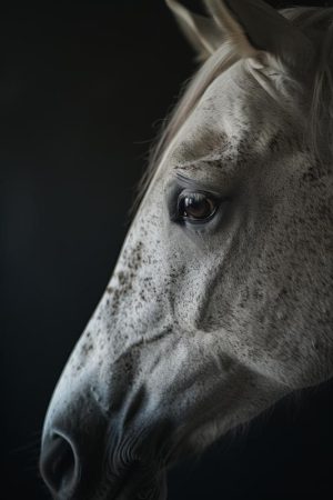 Majestueuze Blik van een Paard