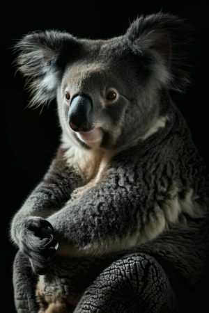 Knuffelige Koala Close-up