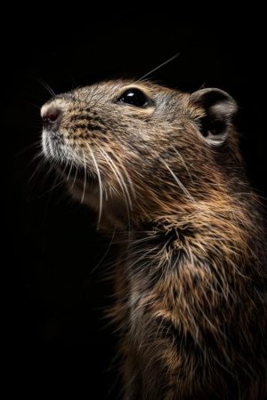 Majestueuze Degu in het Licht