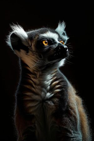 Lemur in het Maanlicht