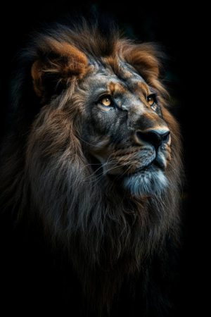 Majestueuze Leeuw in het Licht
